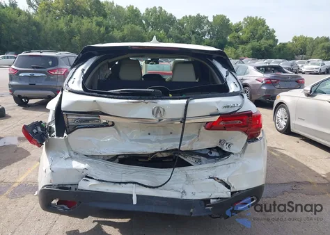 2014 Acura Mdx Technology Package from USA, damaged, VIN 5FRYD4H49EB035830